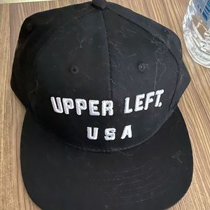 Upper left baseball cap